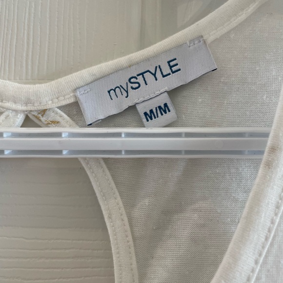 Golden sun tank top - Picture 3 of 6